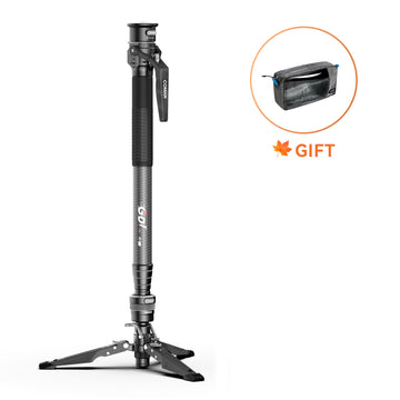 COMAN M1 Pro Monopod Quick Release Lightweight Carbon Fiber Monopod 44.1 lbs Load
