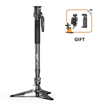 COMAN M1 Pro Monopod Quick Release Lightweight Carbon Fiber Monopod 44.1 lbs Load