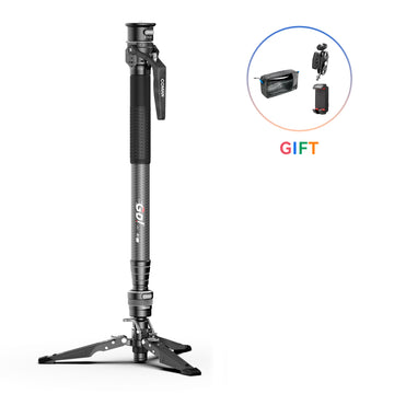 COMAN M1 Pro Monopod Quick Release Lightweight Carbon Fiber Monopod 44.1 lbs Load
