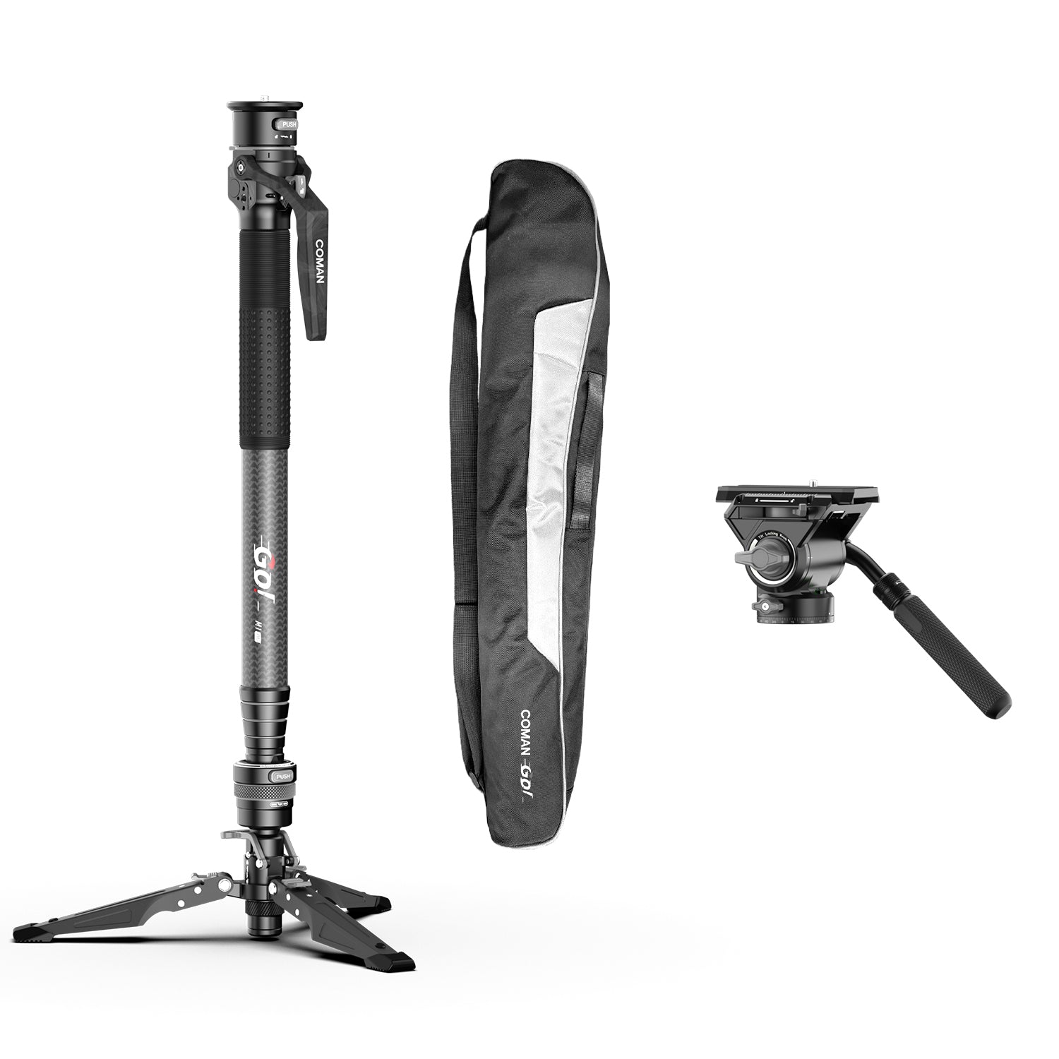 KAMCHANさん専用 COMAN M1 Pro V5 Monopod, Quick Release Snap-Open Monopod
