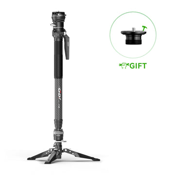 COMAN M1S Upgraded Lightweight Carbon Fiber Camera Monopod with Arca Quick Release System