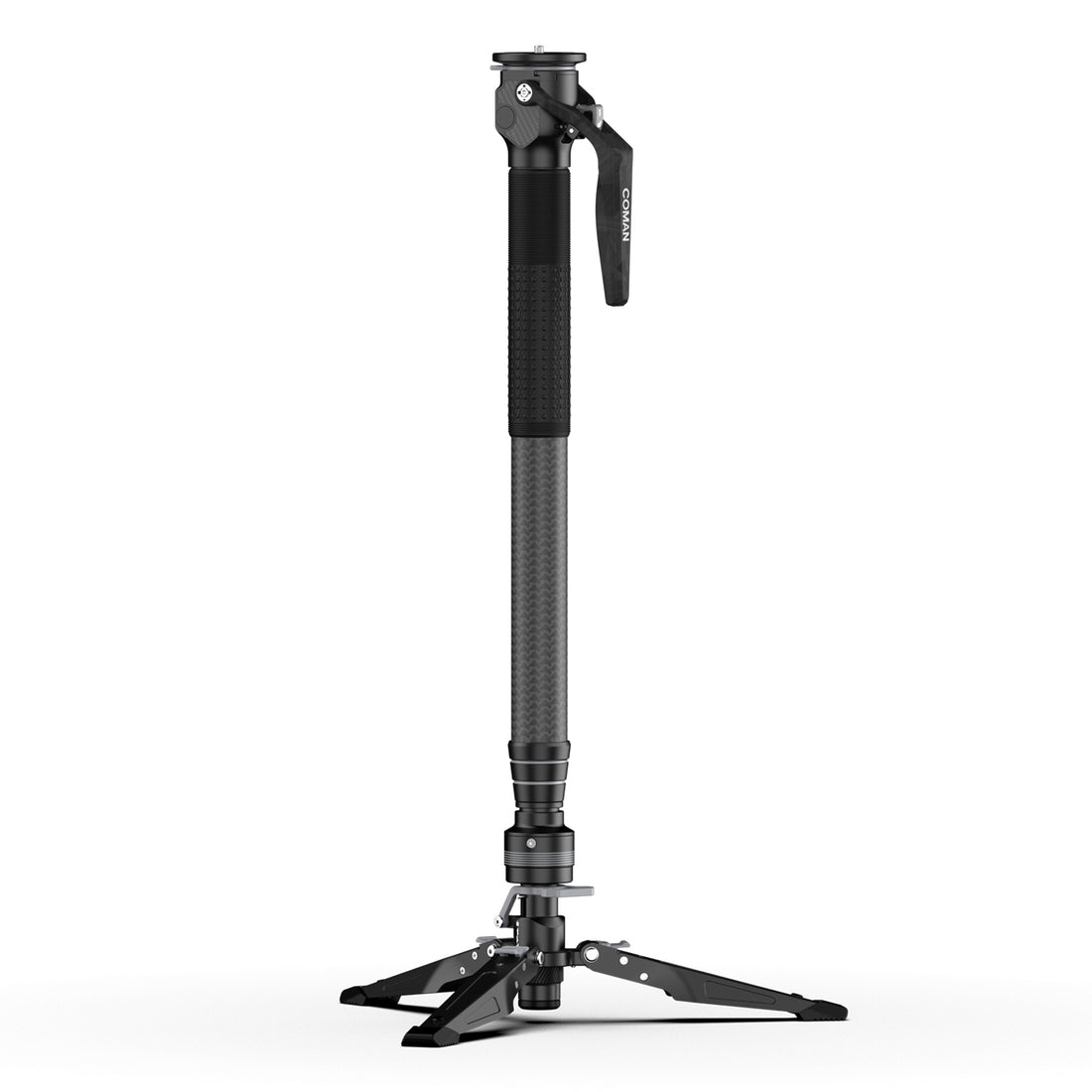 COMAN M1/M1 V5モノポッド軽量カーボンファイバーモノポッド安定サポート20kg最大高さ1595mm