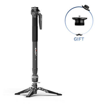 COMAN M1 & M1V5 Portable Lightweight Carbon Fiber Monopod Stable Support 44.1 lbs