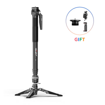 COMAN M1 & M1V5 Portable Lightweight Carbon Fiber Monopod Stable Support 44.1 lbs