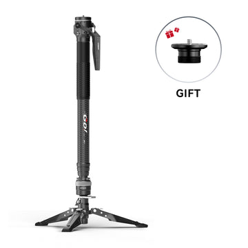 COMAN M1 & M1V5 Portable Lightweight Carbon Fiber Monopod Stable Support 44.1 lbs