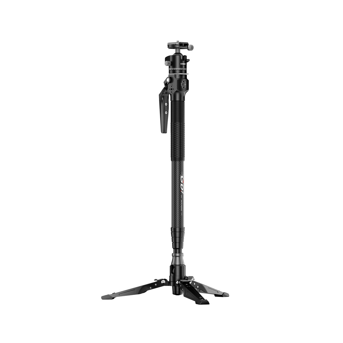 COMAN M1MINI Carbon Fiber 4-Section One-Click Lift Monopod 62.8in Quick Adjustment