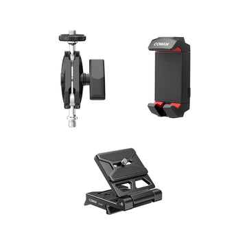 COMAN EX300 Quick Plate + WD4 Magic Arm + EX370 Phone/Tablet Mount Kit