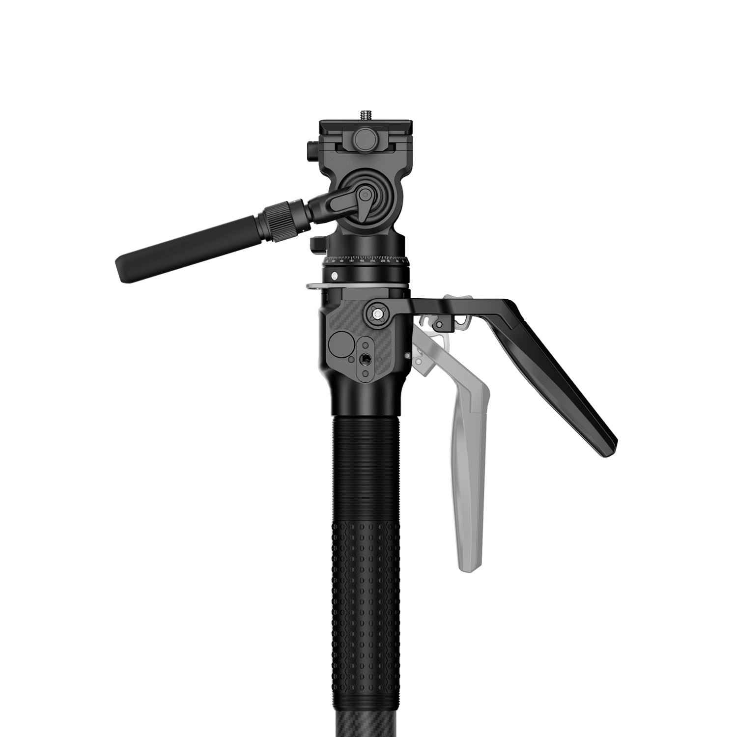 COMAN M1MINI Carbon Fiber 4-Section One-Click Lift Monopod 62.8in Quic