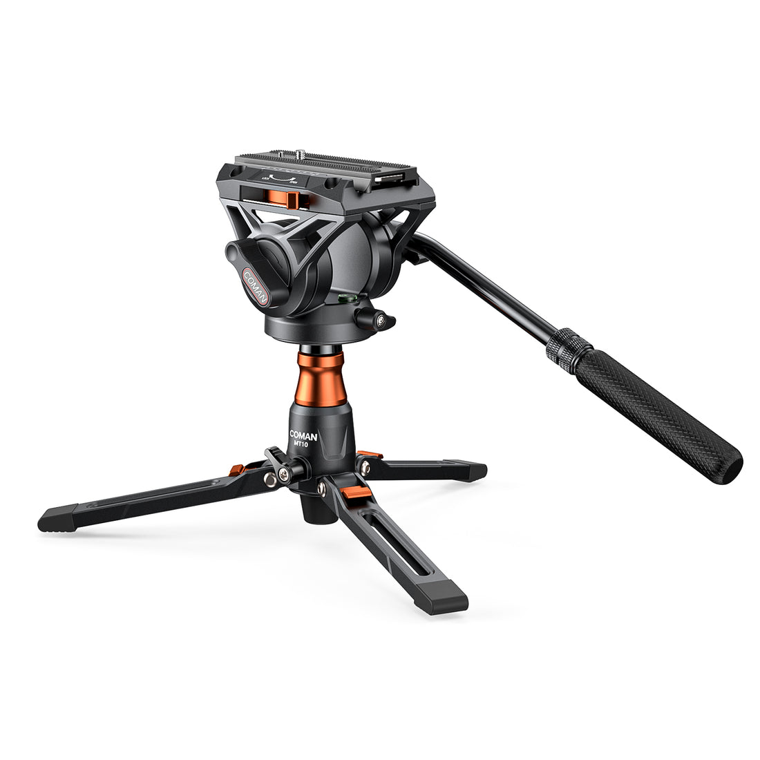 COMAN MT10 Mini Tripod Stand Base – 155mm Extendable, 6kg Load, Quick Lock