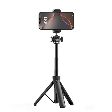 Coman MT30 Pro 61cm Stick Stick Trépied avec télécommande sans fil, poteau à 4 sections, compatible avec iPhone et Android