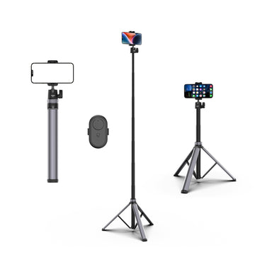 COMAN MT66 Portable Tripod Lightweight 185cm Remote Control for Camera and Phone