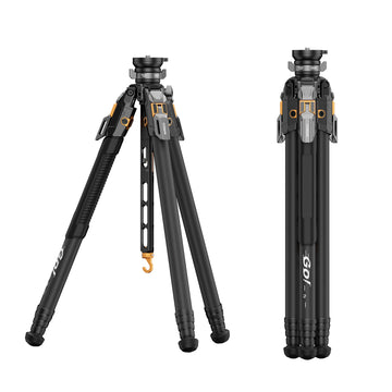 COMAN T2 Series Professional Carbon Fiber Tripod | Snap-Open Camera Video Tripod