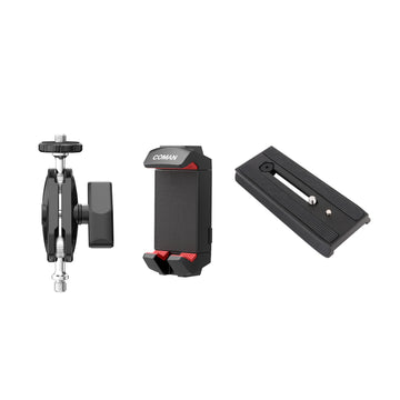 COMAN WD4 Magic Arm, EX370 Phone Clip & BM120S QR Plate
