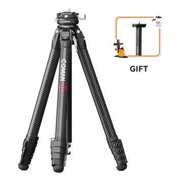 Coman Zero F38 Professional Travel Carbon Fiber Diprod with Arca Ball Head＆DJIクイックリリース