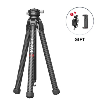 COMAN Zero X Lightweight Tripod Carbon Fiber For Travel Photography