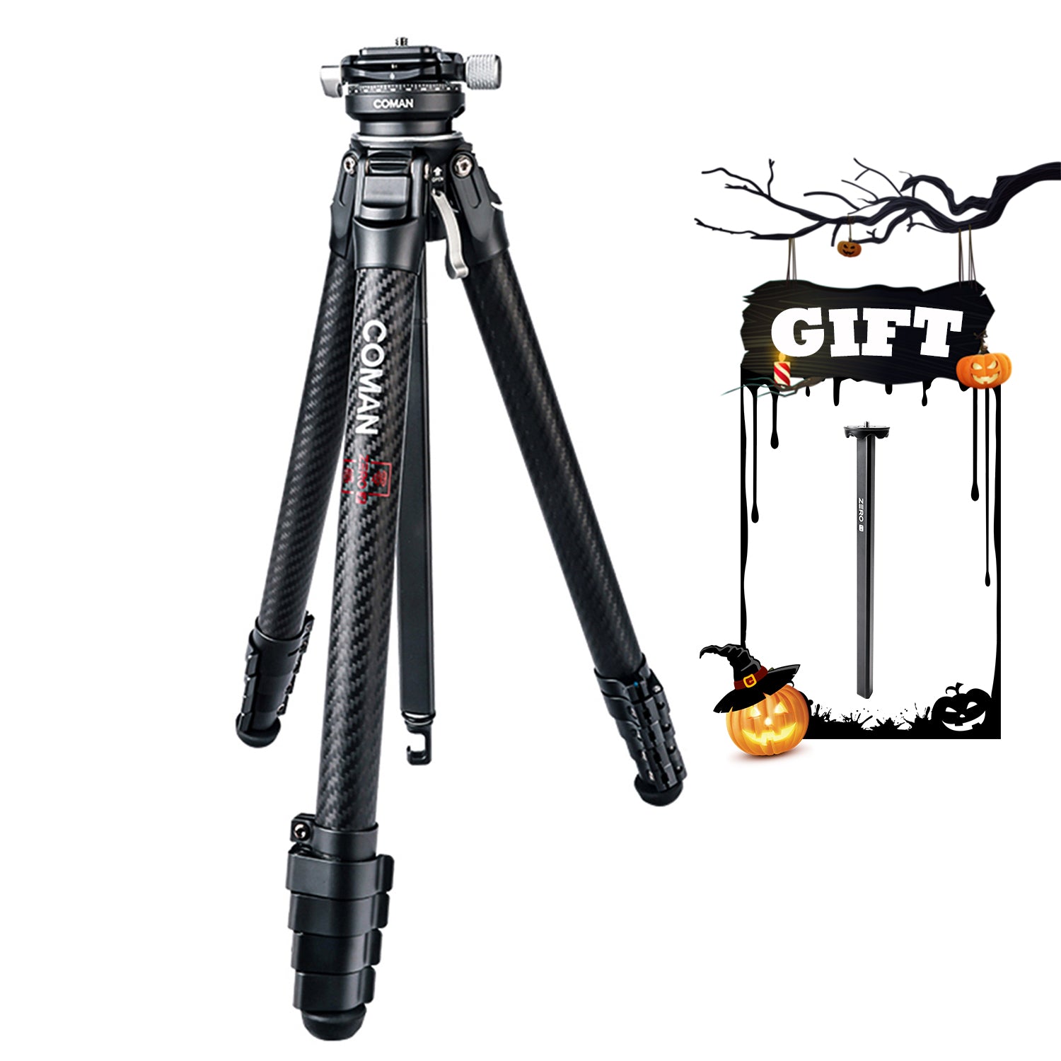  Carbon Fiber Travel Tripod