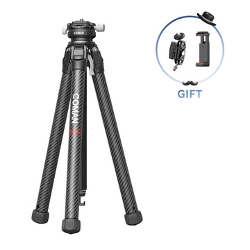 COMAN Zero X Lightweight Tripod Carbon Fiber For Travel Photography