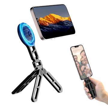 COMAN DP55 Magnetic Phone Tripod with Arca-Swiss, Cold Shoe & 1/4'' Screw