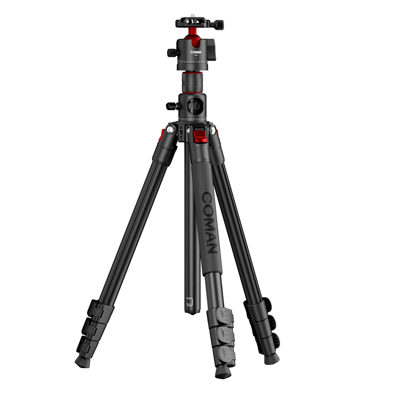 COMAN KX3939Mini A32&V1 Multi-Functional Horizontal Tripod & Monopod with Fluid Head & 360° Ball Head, 1810mm, 5KG Load