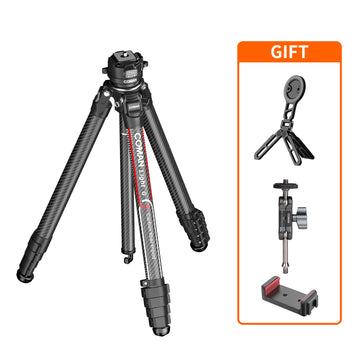 COMAN LIGHT G FIBERE INFIBLE TRIPRODE LEGGERO LEGGERE CON Ruota a 360 ° PAN TESTA