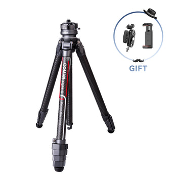 Coman Light G Lightweight Tripod For DSLR, Portable Compact for Travel