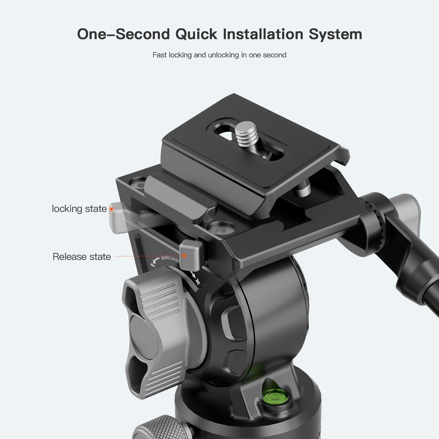 COMAN Light H Pro Carbon Fiber Tripod wit Quick Lock/Monopod