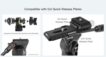 Compatible with DJl Quick Release Plates