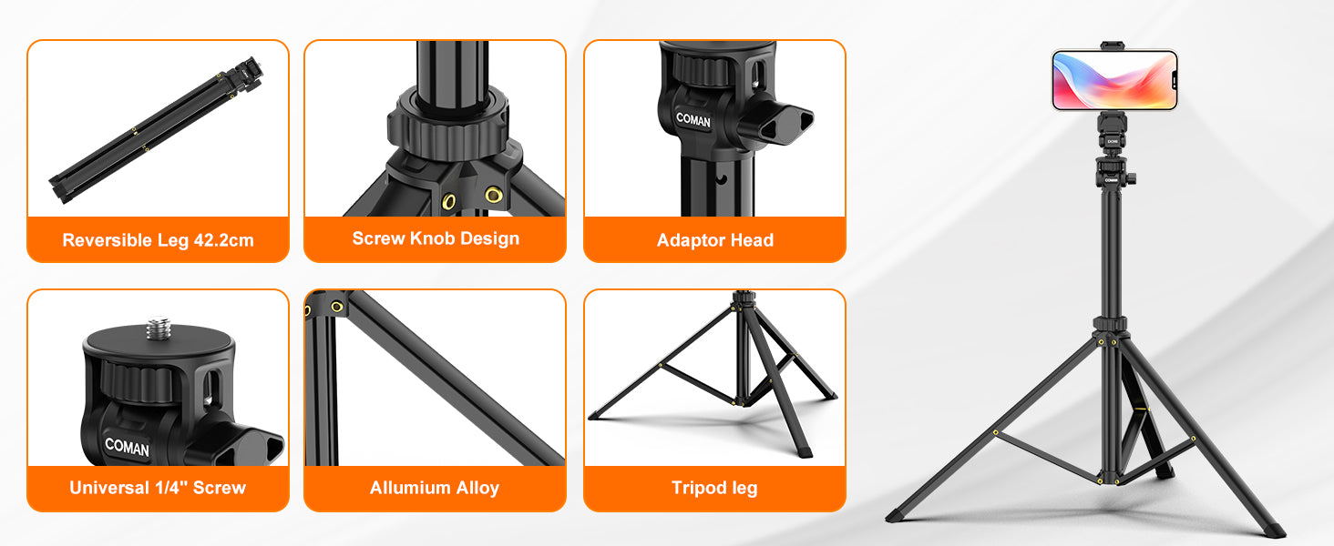 Photography Tripod for LED Lights