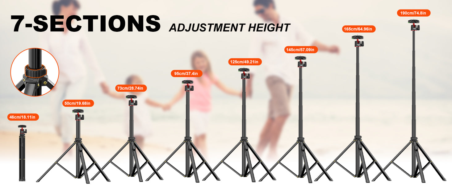 Adjustable Phone Mount Tripod